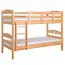 Jugendstockbett 90 x 190 cm | Massivholz: Buche | Natur Lackiert | umbaubar in 2 Einzelbetten | Premium-Qualität | inkl. Rollroste Abbildung