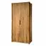 106 cm breiter Kleiderschrank mit 2 Türen | Farbe: Natur Abbildung