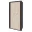 90 cm breiter Kleiderschrank mit 2 Türen | Farbe: Sonoma Eiche Abbildung