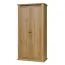 Kleiderschrank, Farbe: Eiche - Abmessung: 200 x 100 x 54 cm (H x B x T) Abbildung