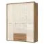 Kleiderschrank beige hochglanz Abbildung