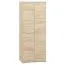 Schlafzimmer - Kleiderschrank, Farbe: Sonoma Eiche hell - Abmessungen: 200 x 80 x 50 cm (H x B x T) Abbildung