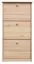 Schuhschrank Kiefer Holz massiv, Farbe: Natur 115x58x30 cm Abbildung
