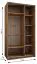 Schiebetürenschrank / Kleiderschrank | 6 Einlegeböden | 6 Fächer | 245,5 x 130 x 64 cm | 2 Kleiderstangen | 2 Schiebetüren | Farbe: Weiß | Soft-Close