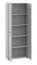 Büroschrank Toivala 01, Farbe: Hellgrau - Abmessungen: 204 x 79 x 34 cm (H x B x T), mit 2 Türen und 5 Fächern