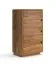 Kommode | Massivholz | Eichenholz geölt | Push-to-open Funktion | 4 Schubladen | Soft-Close Funktion | 54 x 40 x 99 cm | Stilvoll und Modern