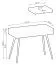 Eleganter Schminktisch mit Push-to-open Funktion Horsham 70, Farbe: Beige, zwei Schubladen, ABS-Kantenschutz, Beine: Gold, aus hochwertigen Materialien