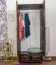 schmaler Kleiderschrank, Farbe: Nuss 190x80x60 cm Abbildung