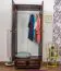 Echtholz Schrank, Farbe: Nuss 190x80x60 cm Abbildung