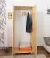 Massivholz-Schrank, Farbe: Natur 190x90x60 cm Abbildung