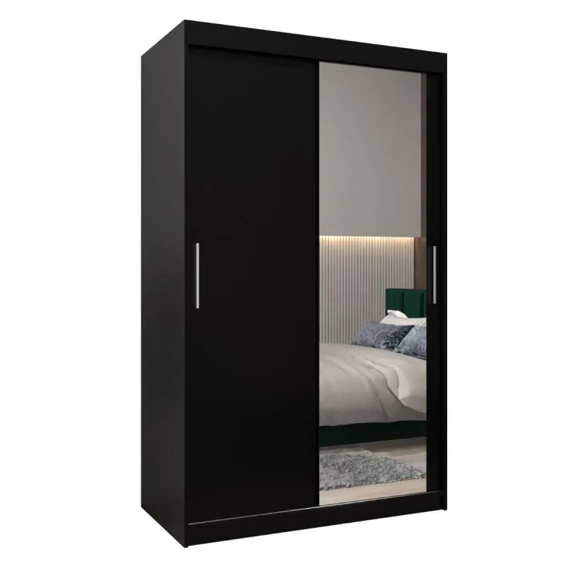 Kleiderschrank schwarz Abbildung