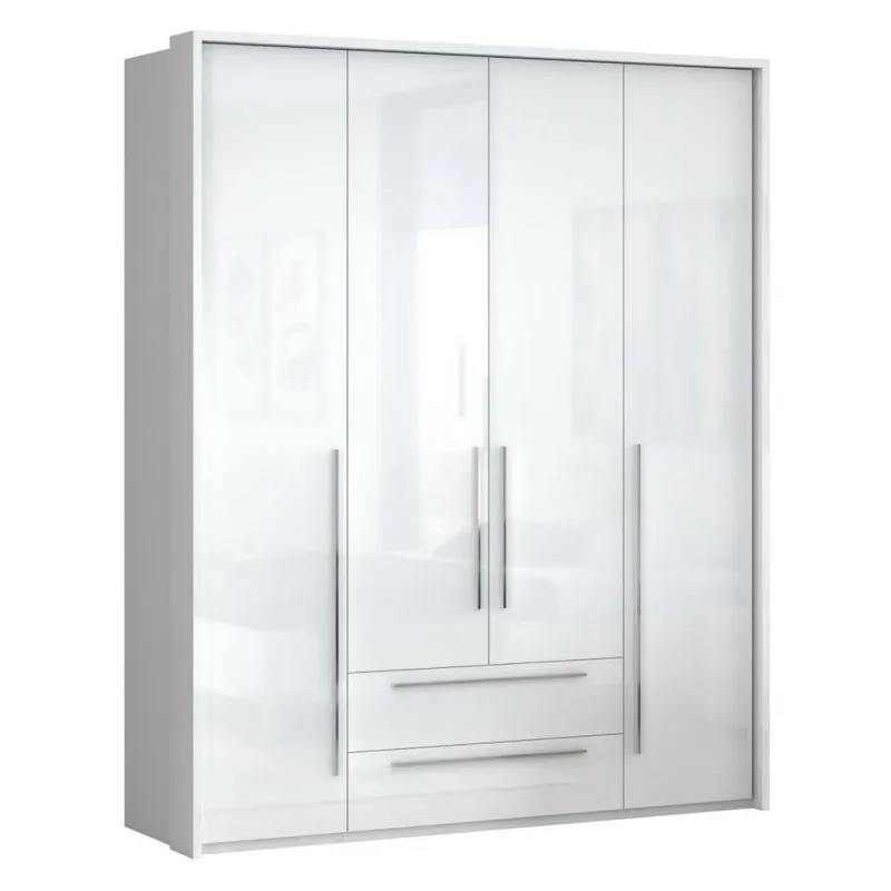 Kleiderschrank weiß hochglanz Abbildung
