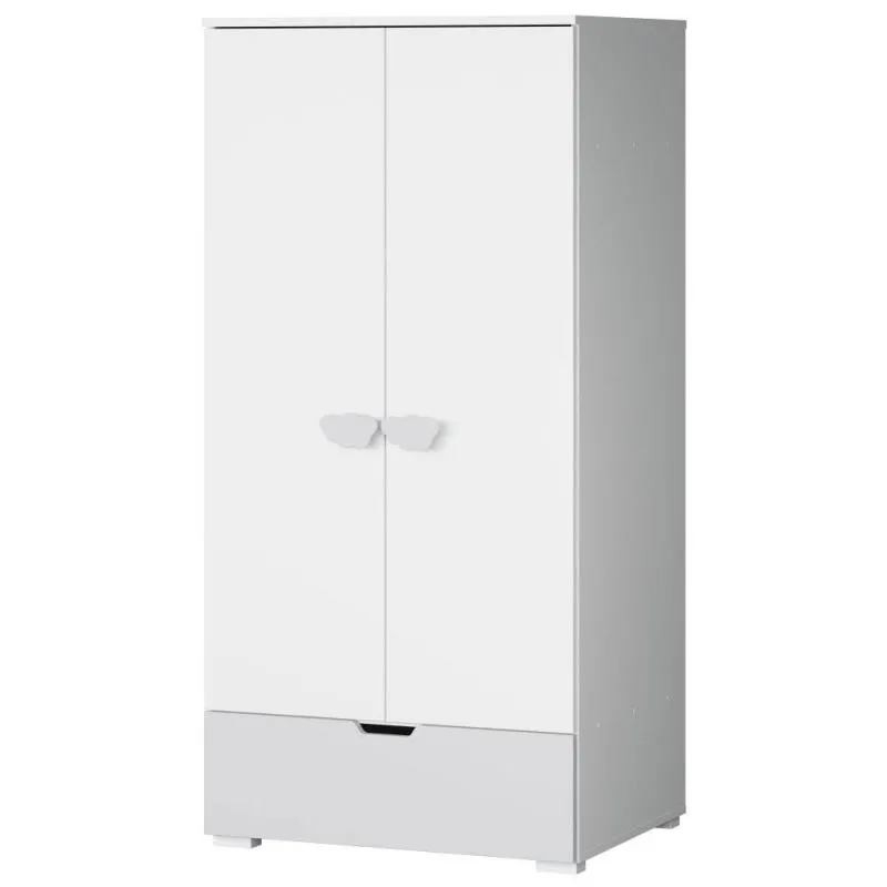 Kinderkleiderschrank Weiß Abbildung