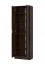 Hoher Schuhschrank mit sieben Fächer Smeda 02, Farbe: Eiche Sonoma Dunkel, zwei Türen, für den Vorraum, Maße: 191,5 x 60 x 33 cm, ABS-Kanten