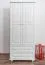 Kiefer-Kleiderschrank A-Qualität, Farbe: Weiß 190x80x60 cm Abbildung
