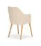 Esszimmerstuhl | Farbe: Beige / Eiche | Gepolstert | hochwertige Verarbeitung | Maße: 54 x 58 x 85 cm | Beine: Buchenholz | Komfort & Stil | Melange-Muster