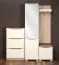 Schmaler Kleiderschrank | 1 Drehtür | 1 Schublade | 50 cm breit | Farbe: Braun Abbildung