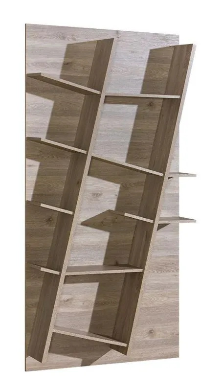 Bücherregal - 100 cm breit, Farbe: Braun Abbildung