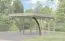 Leimholzbogen / Einfahrtsbogen 90 x 90 mm kdi für Carport Eco und Classic