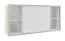 Hängeschrank / Bettüberbau Cerdanyola 15, Farbe: Eiche / Weiß - Abmessungen: 81 x 175 x 46 cm (H x B x T)