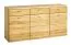 Kommode Recife 07, Farbe: Natur, Eiche teilmassiv – 90 x 181 x 46 (H x B x T)