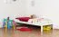 Kinderbett / Jugendbett "Easy Premium Line" K1/ Voll, 90 x 190 Buche weiß lackiert