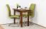 Tisch Kiefer massiv Vollholz Eichefarben Rustikal Junco 226A (eckig) - 50 x 80 cm (B x T)