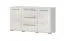 Kommode Siumu 13, Farbe: Beige / Beige Hochglanz - 85 x 153 x 45 cm (H x B x T)