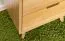 Vitrine Eiche massiv natur Aurornis 16 - Abmessungen: 84 x 96 x 40 cm (H x B x T)