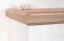 Sitzbank mit Stauraum / Schuhschrank Lotofaga 03, Farbe: Weiß / Walnuss - 51 x 65 x 38 cm (H x B x T)