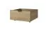 Kinderbett / Jugendbett Sprimont 13, Farbe: Grau / Eiche - 90 x 200 cm (B x L)