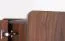 Kommode Mairenke 04, Farbe: Walnuss / Schwarz matt - Abmessungen: 140 x 88 x 40 cm (H x B x T)