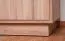 Schlichter Schrank Niel 02, Farbe: Eiche / Anthrazit - Abmessungen: 195 x 90 x 50 cm (H x B x T)
