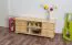 TV-Kommode Massivholz Farbe: Natur 55x136x47 cm Abbildung