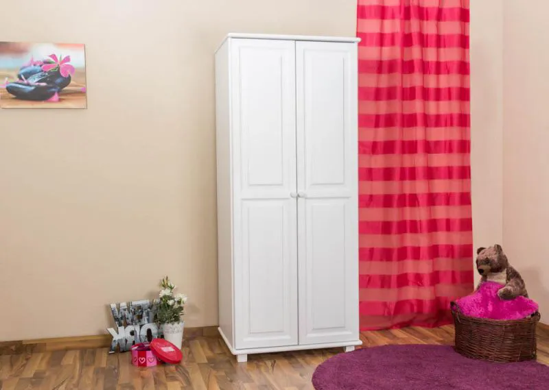 Steiner Shopping Schlafzimmerschrank, Farbe: Weiß 190x80x60 cm Abbildung
