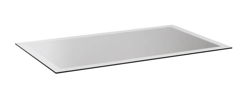 Glaseinlegeboden | Farbe: Weiß | Maße: 99 x 55 x 0,6 cm
