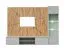 Wohnwand | Farbe: Perla Grau / Eiche Artisan | Push-to-open Funktion | Maße: 200 x 35 x 148 cm | inkl. LED-Beleuchtung | 1 TV-Unterschrank | 1 Vitrine