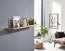 Wandregal aus Mango Massivholz, Farbe: Mango - Abmessungen: 25 x 120 x 22 cm (H x B x T)