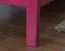 Niedriges Bett für Kinderzimmer / Jugendzimmer "Easy Premium Line" K1/1n, massives Buchenholz, Rosa lackiert, Liegefläche 90 x 200 cm