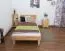 Jugendbett Wooden Nature 01 Kernbuche massiv geölt  - Liegefläche 100 x 200 cm (B x L) 