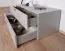 Jugendzimmer - Kommode Skalle 08, Farbe: Grau - Abmessungen: 47 x 94 x 49 cm (H x B x T)