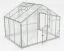 Gewächshaus - Glashaus Mangold XL7, gehärtetes Glas 4 mm, Grundfläche: 6,40 m² - Abmessungen: 220 x 290 cm (L x B)