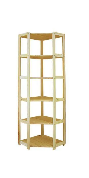 Standregal, 52 cm breit, Kiefer Holz-Massiv, Farbe: Natur Abbildung
