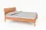 Doppelbett Wellsford 01 Kernbuche massiv geölt - Liegefläche: 180 x 200 cm (B x L)