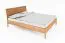 Einzelbett / Gästebett Wellsford 01 Wildeiche massiv geölt - Liegefläche: 90 x 200 cm (B x L)
