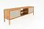 TV-Unterschrank Wellsford 12 Wildeiche massiv geölt - Abmessungen: 64 x 204 x 46 cm (H x B x T)