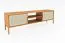 TV-Unterschrank Wellsford 12 Wildeiche massiv geölt - Abmessungen: 64 x 204 x 46 cm (H x B x T)