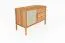 Kommode Wellsford 16 Wildeiche massiv geölt - Abmessungen: 69 x 97 x 46 cm (H x B x T)