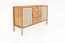 Kommode Wellsford 29 Wildeiche massiv geölt - Abmessungen: 84 x 142 x 46 cm (H x B x T)