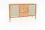 Kommode Wellsford 29 Wildeiche massiv geölt - Abmessungen: 84 x 142 x 46 cm (H x B x T)